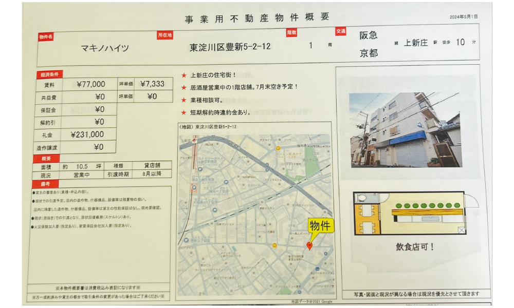 大阪府大阪市東淀川区豊新５－２－１２阪急　京都駅　上新庄駅　徒歩10分の物件情報