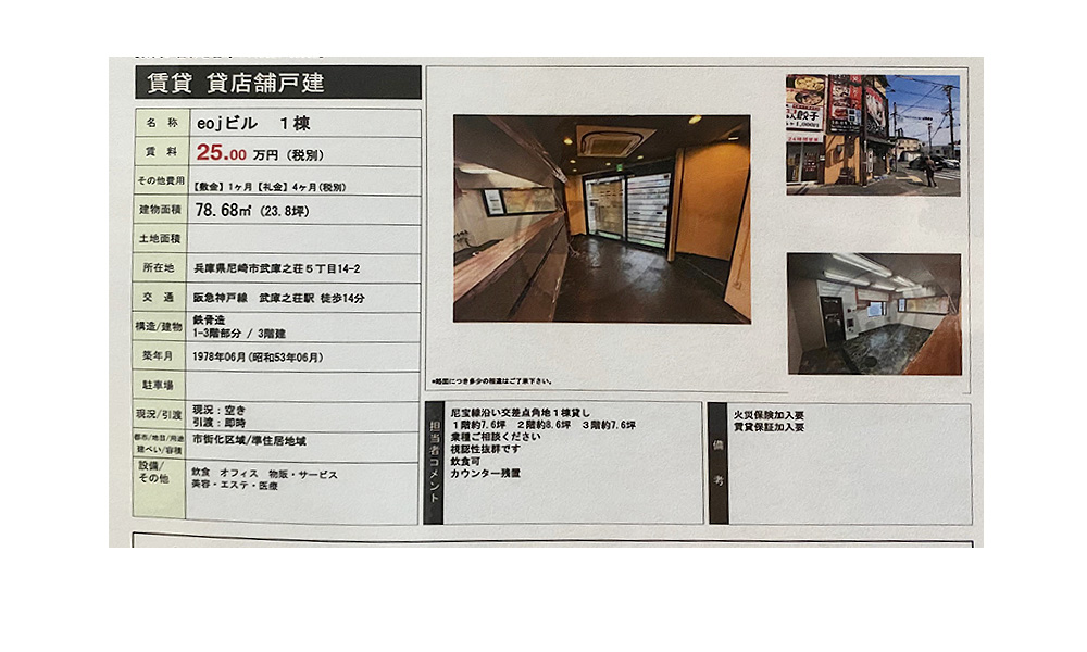 兵庫県尼崎市武庫之荘5ｰ14ｰ2武庫之荘駅14分の物件情報