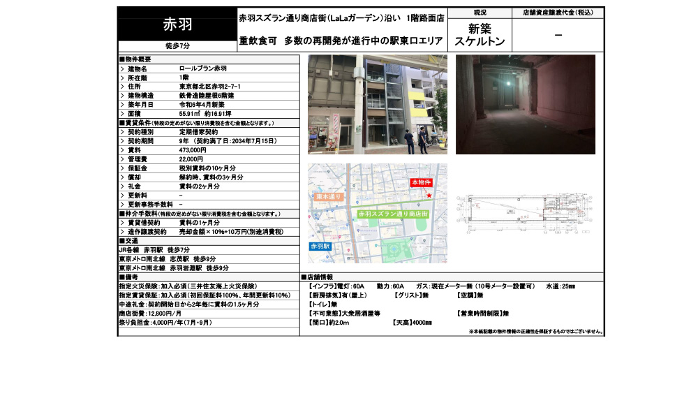 東京都北区赤羽2-7-1JR各線　赤羽駅　徒歩7分の物件情報