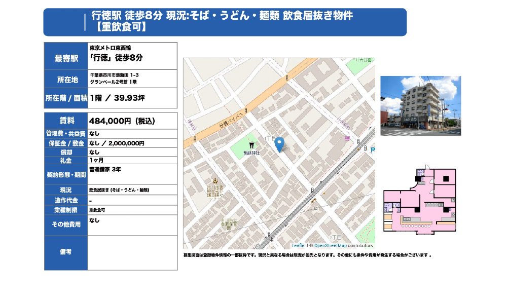 千葉県市川市湊新田1-3東京メトロ東西線 行徳 徒歩８分の物件情報