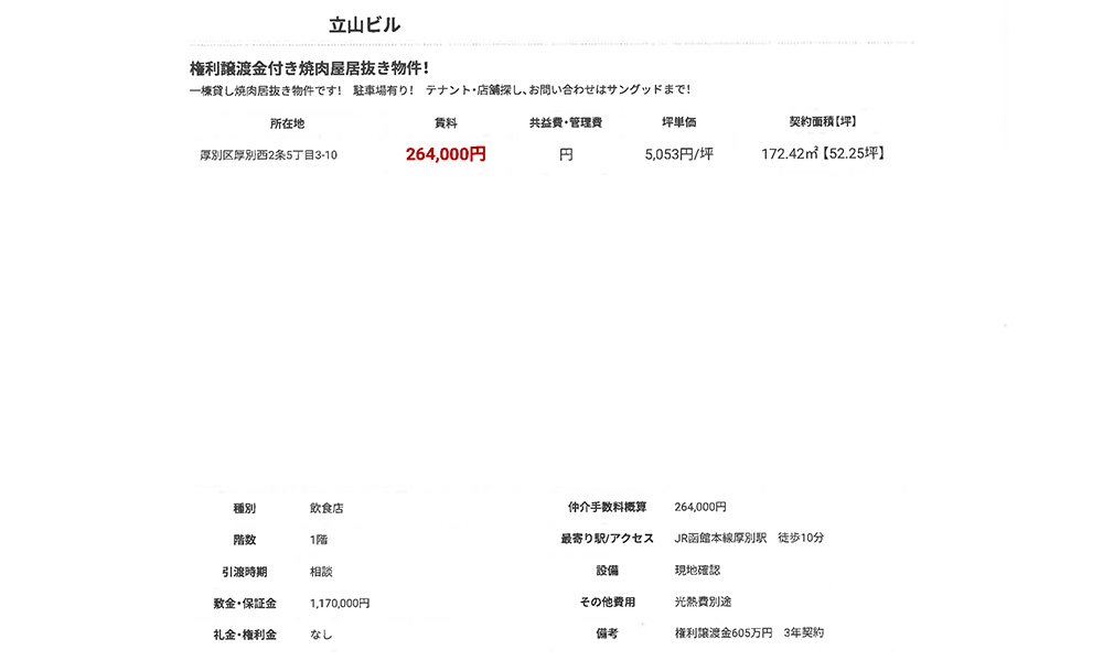 北海道札幌市厚別区厚別西2条5丁目3-10の物件情報