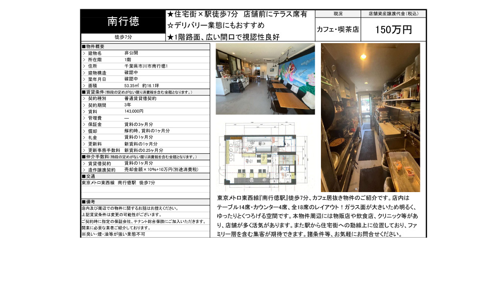 千葉県市川市南行徳1丁目東京メトロ東西線「南行徳駅」 徒歩:7分の物件情報
