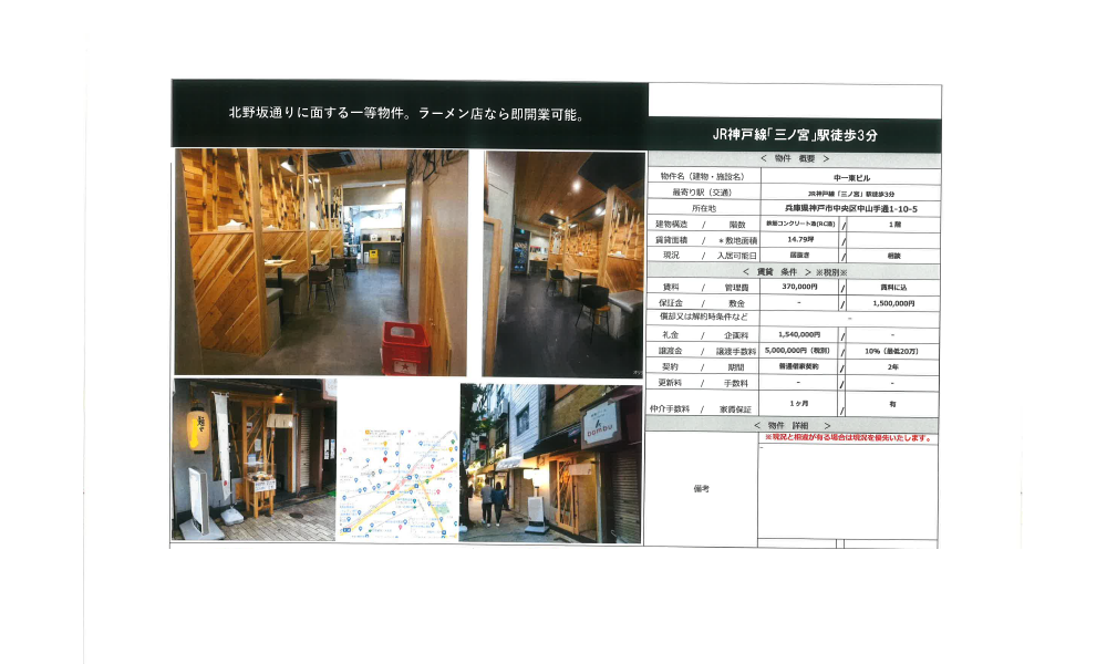 兵庫県神戸市中央区中山手通1-10-5JR・阪急・阪神・地下鉄　三宮駅の物件情報