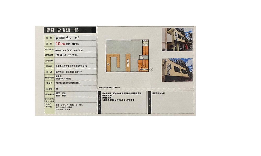 兵庫県神戸市灘区友田町4ｰ3ｰ23の物件情報